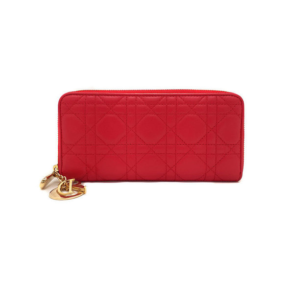Dior Wallet Long  Zip Christian Voyage Lady - Picture 1 of 8